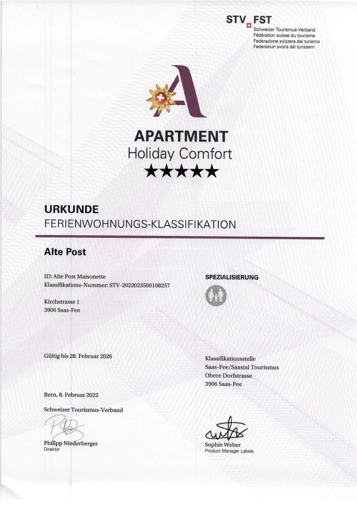 Apartmán Alte Post Saas Fee Exteriér fotografie